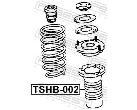 Protective Cap/Bellow, shock absorber, Image 2