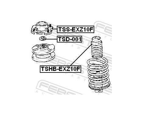 Protective Cap/Bellow, shock absorber, Image 2