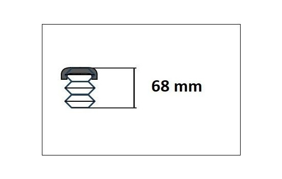 Protective cover/shoe, shock absorber 940007 Kayaba