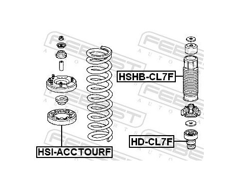 Rubber Buffer, suspension, Image 2