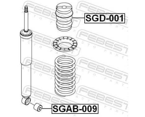 Rubber Buffer, suspension, Image 2