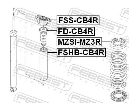 Rubber Buffer, suspension, Image 2