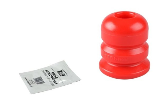 Rubber stop, suspension