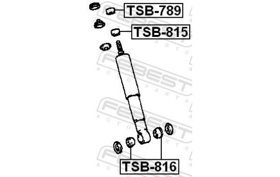 Spacer Bush, shock absorber, Image 2