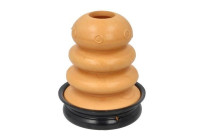 Stop buffer, axle connection