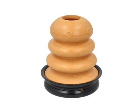 Stop buffer, axle connection