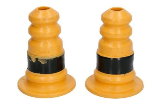 Stop buffer, axle connection