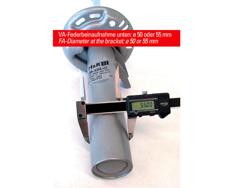 H & R Cupkit Volkswagen Touran + Cross Touran 2 / 03- 35mm axle load VA 1130kg-> vp. 55mm, Image 2