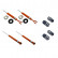 Suspension Kit, coil springs / shock absorbers STR.T KIT