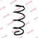 Chassis spring RA1647 Kayaba