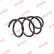 Chassis spring RA1663 Kayaba
