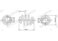 Chassis spring SN3514 Monroe
