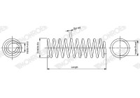 Chassis spring SP4401 Monroe