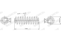 Chassis spring SP4422 Monroe