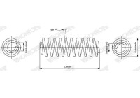 Chassis spring SP4447 Monroe