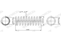 Chassis spring SP4972 Monroe