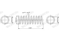 Chassis spring SP4982 Monroe