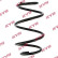 Coil Spring K-Flex RA1211 Kayaba, Thumbnail 2