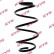 Coil Spring K-Flex RA1262 Kayaba