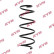 Coil Spring K-Flex RA1267 Kayaba