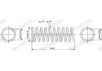 Coil Spring MONROE OESpectrum SPRINGS SP0092