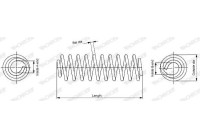 Coil Spring MONROE OESpectrum SPRINGS SP2282