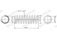 Coil Spring MONROE OESpectrum SPRINGS SP2654