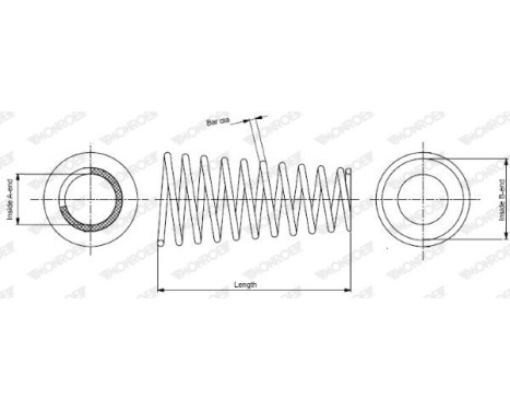Coil Spring MONROE OESpectrum SPRINGS SP2723