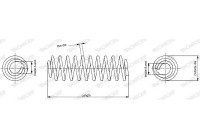 Coil Spring MONROE OESpectrum SPRINGS SP2825