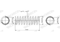 Coil Spring MONROE OESpectrum SPRINGS SP3272