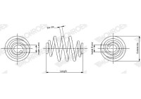Coil Spring MONROE OESpectrum SPRINGS SP3466