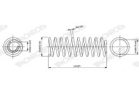 Coil Spring MONROE OESpectrum SPRINGS SP3709