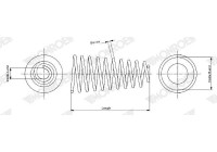 Coil Spring MONROE OESpectrum SPRINGS SP4084