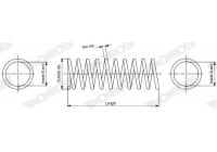 Coil Spring MONROE OESpectrum SPRINGS SP4115