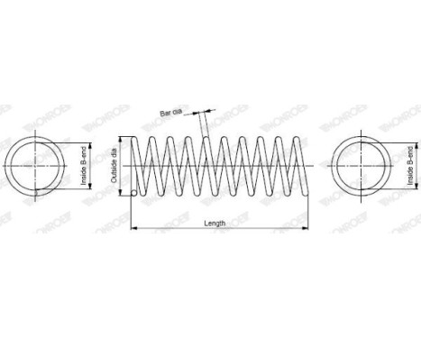 Coil Spring MONROE SPRINGS SE0013, Image 4