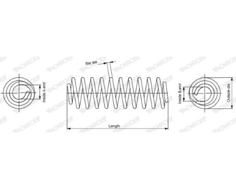 Coil Spring MONROE SPRINGS SE2346, Image 4