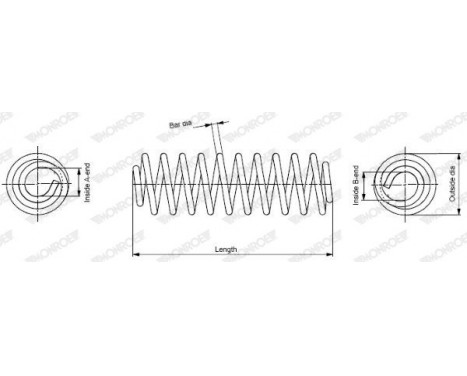 Coil Spring MONROE SPRINGS SE2905, Image 4