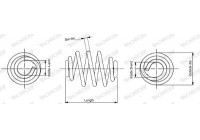 Coil Spring MONROE SPRINGS SN0427