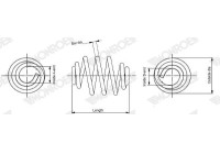 Coil Spring MONROE SPRINGS SN2277