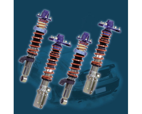 H & R Coilover Kit A3 / Golf V / Passat 04- VA30-70 / HA 30-60mm - Suspension leg 50mm