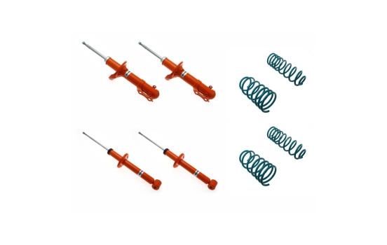 Suspension Kit, coil springs / shock absorbers STR.T KIT