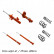 Suspension Kit, coil springs / shock absorbers STR.T KIT