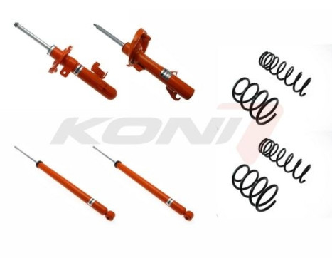 Suspension Kit, coil springs / shock absorbers STR.T KIT, Image 2