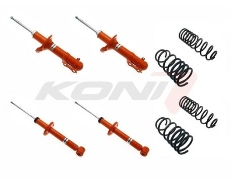 Suspension Kit, coil springs / shock absorbers STRightT KIT, Image 2