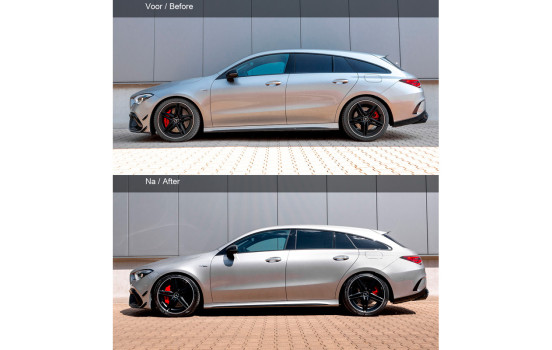 H&R Lowering springs Mercedes CLA35 AMG 2019- VA25 / AA15mm, Image 9