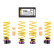 KW height-adjustable spring set