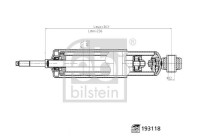 Shock absorber 193118 FEBI