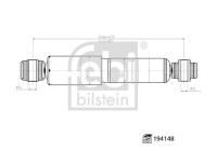 Shock absorber 194148 FEBI