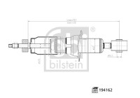 Shock absorber 194162 FEBI