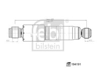 Shock absorber 194191 FEBI